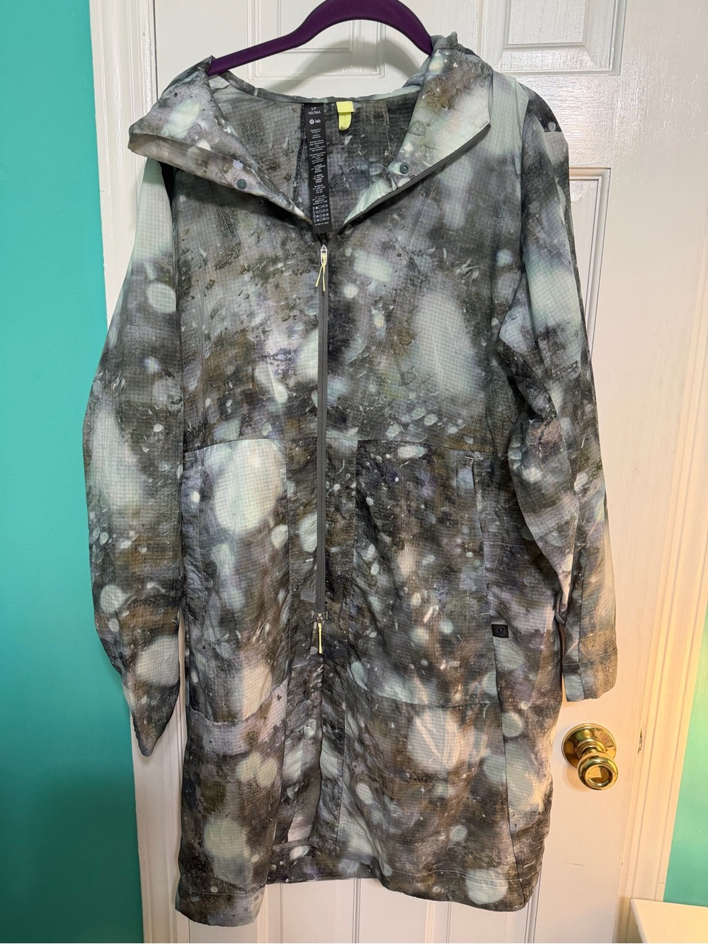 Lululemon Lab Packable Parka Jacket Morpheus Macro Multi Men's Size Small S NWOT